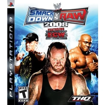 THQ WWE Smackdown VS Raw 08 PS3 Playstation 3 Game
